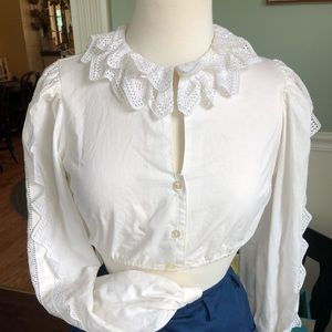Austrian dirndle blouse
